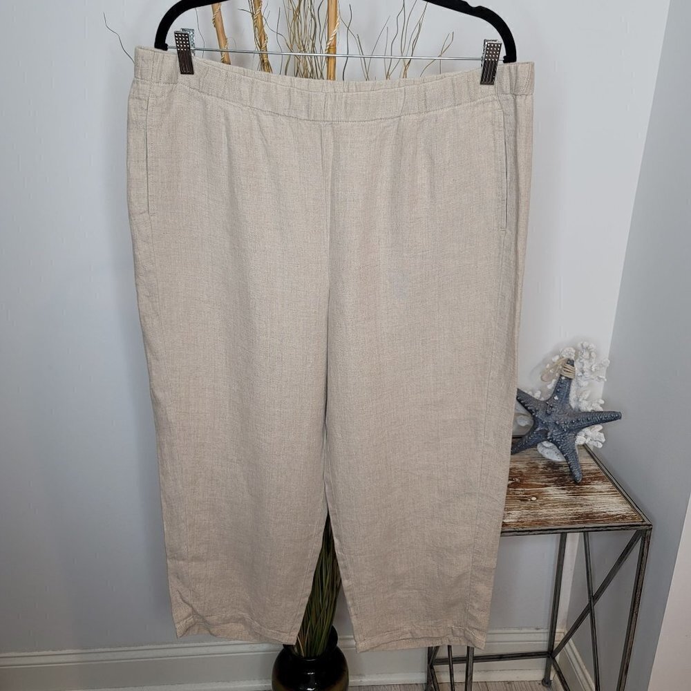 J. Jill Love Linen Pants‎ Womens Large